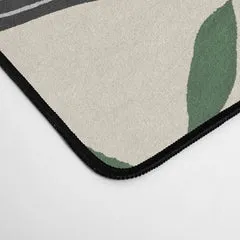 Society6 Merrick Floral tapis de bureau crème fleuri