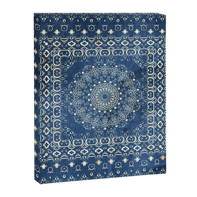 Society6 Old Bookshop Magic Mandala in Blue toile mandala