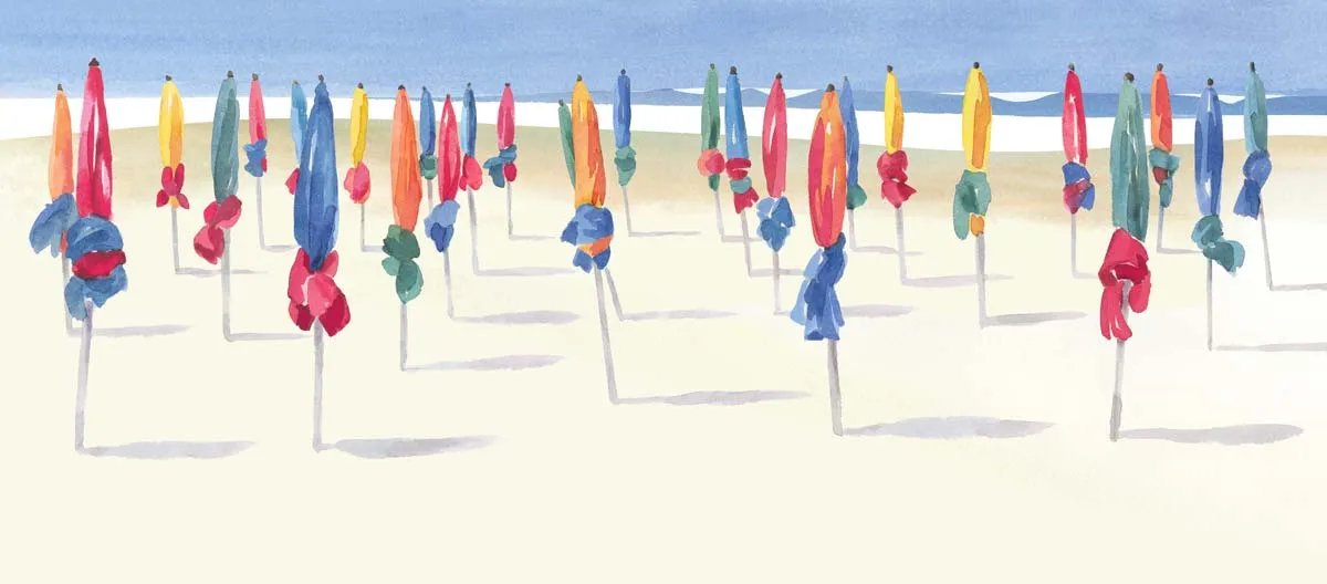 Mademoiselle Tiss Parasols tête de lit moderne