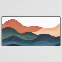 Society6 Colors of the Earth tapis de bureau terracotta