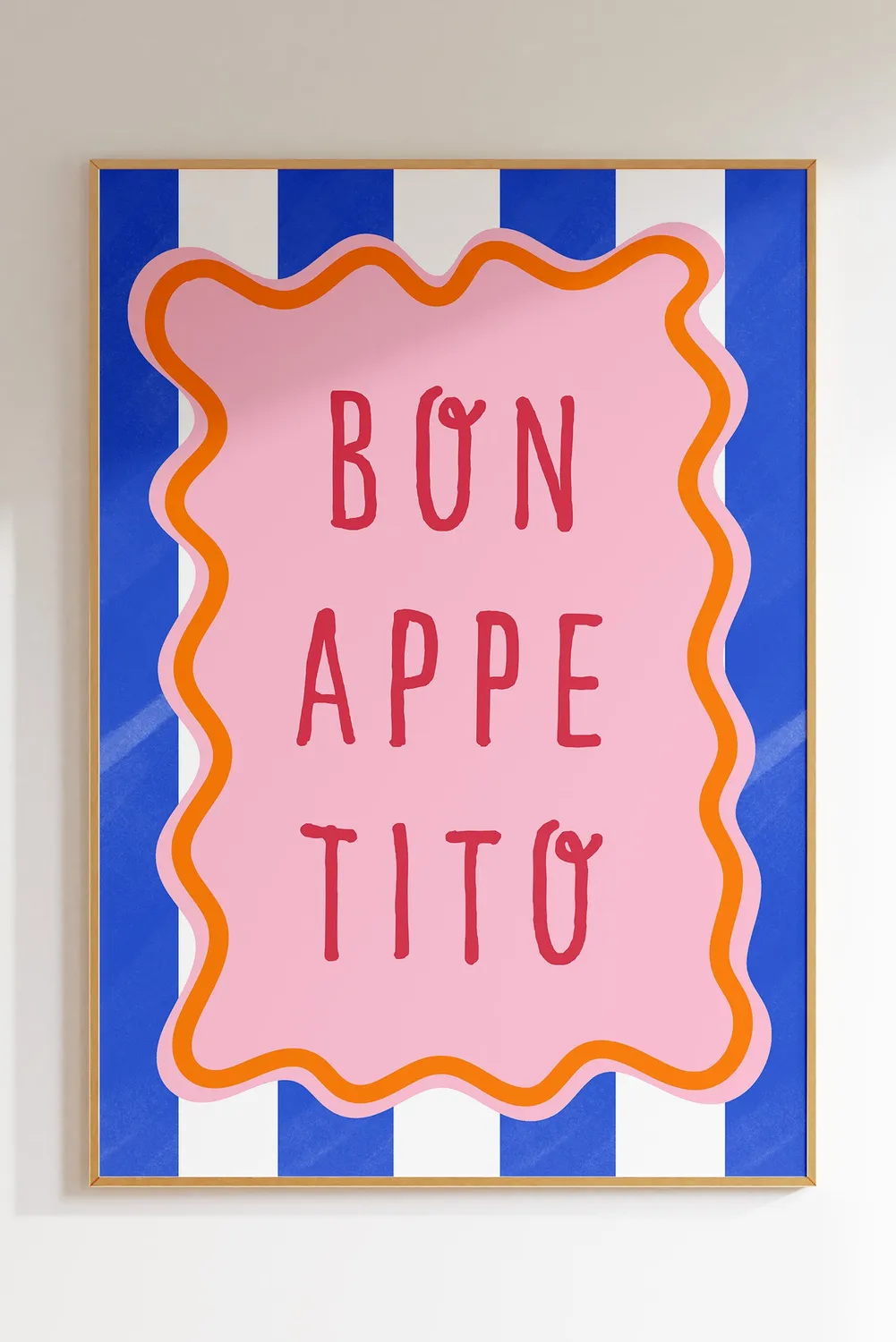 Maddison Ball Bon Appetito Border affiche cuisine