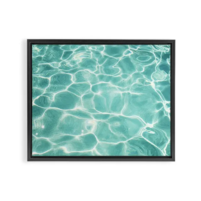 Society6 Water Abstract Photography toile encadrée mer