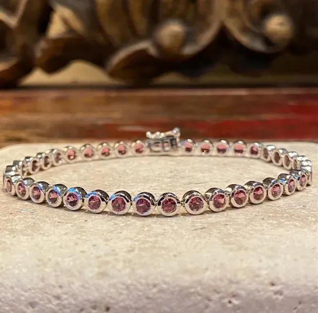 Galerie Kara bracelet argent rhodolite