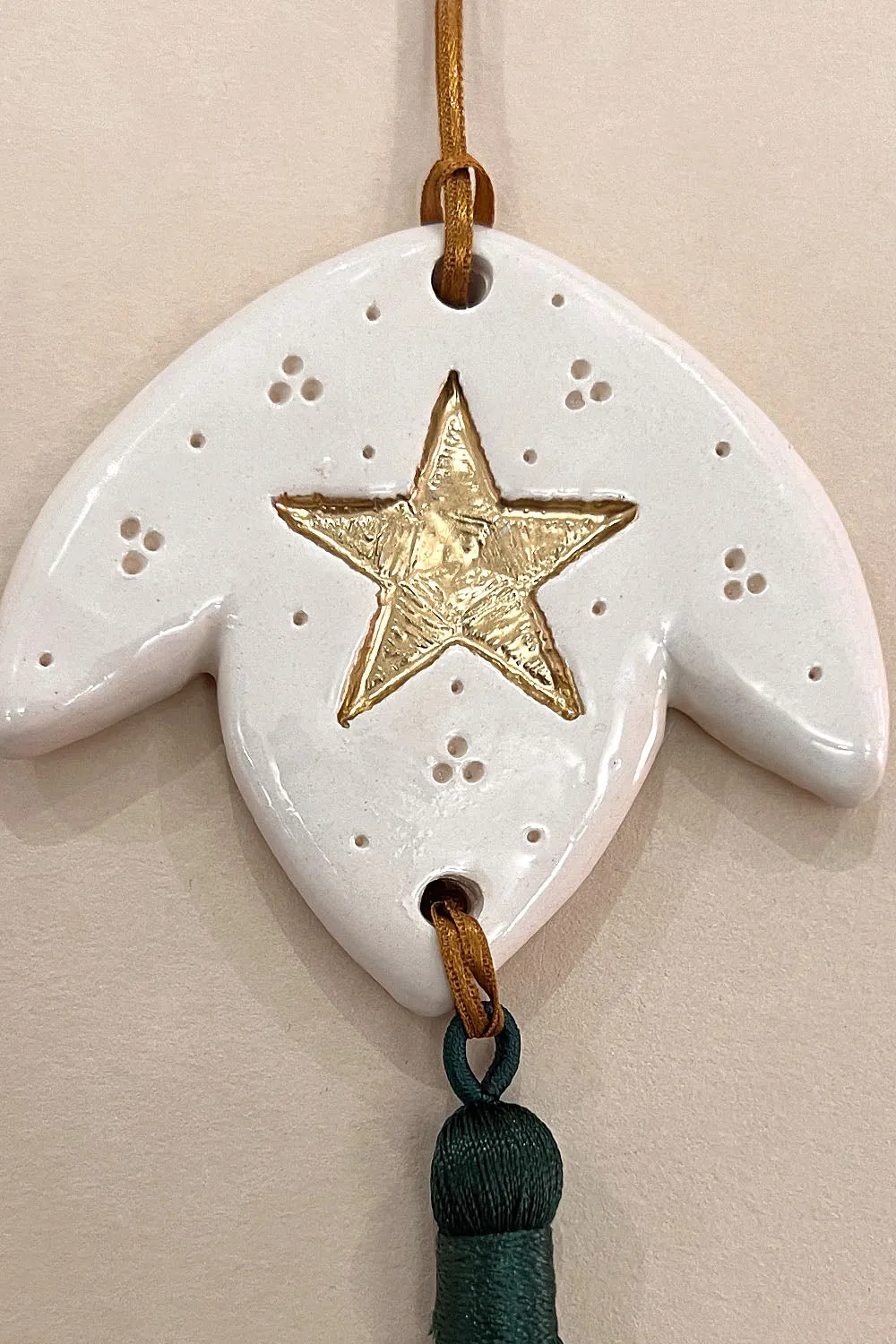 Biankaléone Grigri à l'étoile d'or grigri 7 x 15 cm