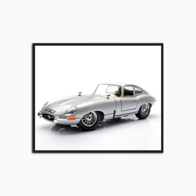 Any Image Jaguar E-Type photo encadrée voiture ancienne