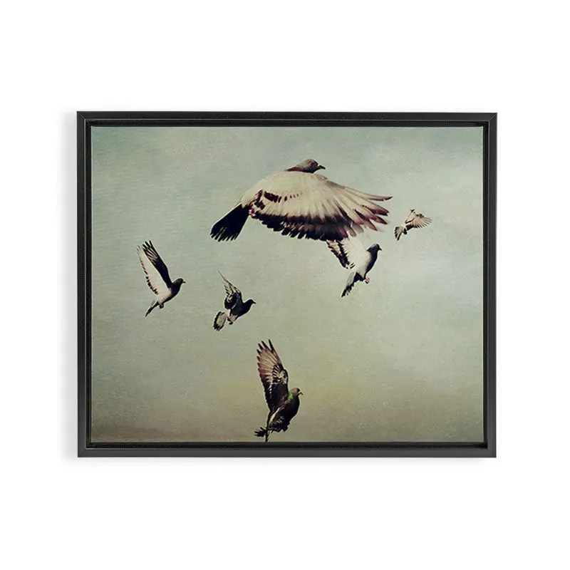Society6 Birds in Flight tableau toile
