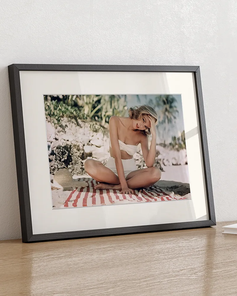 Any Image Grace Kelly in Summer photo encadrée passe-partout