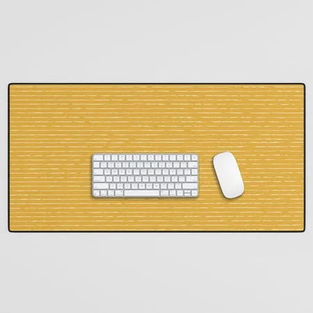 Society6 Lines tapis de bureau géométrique lignes fines