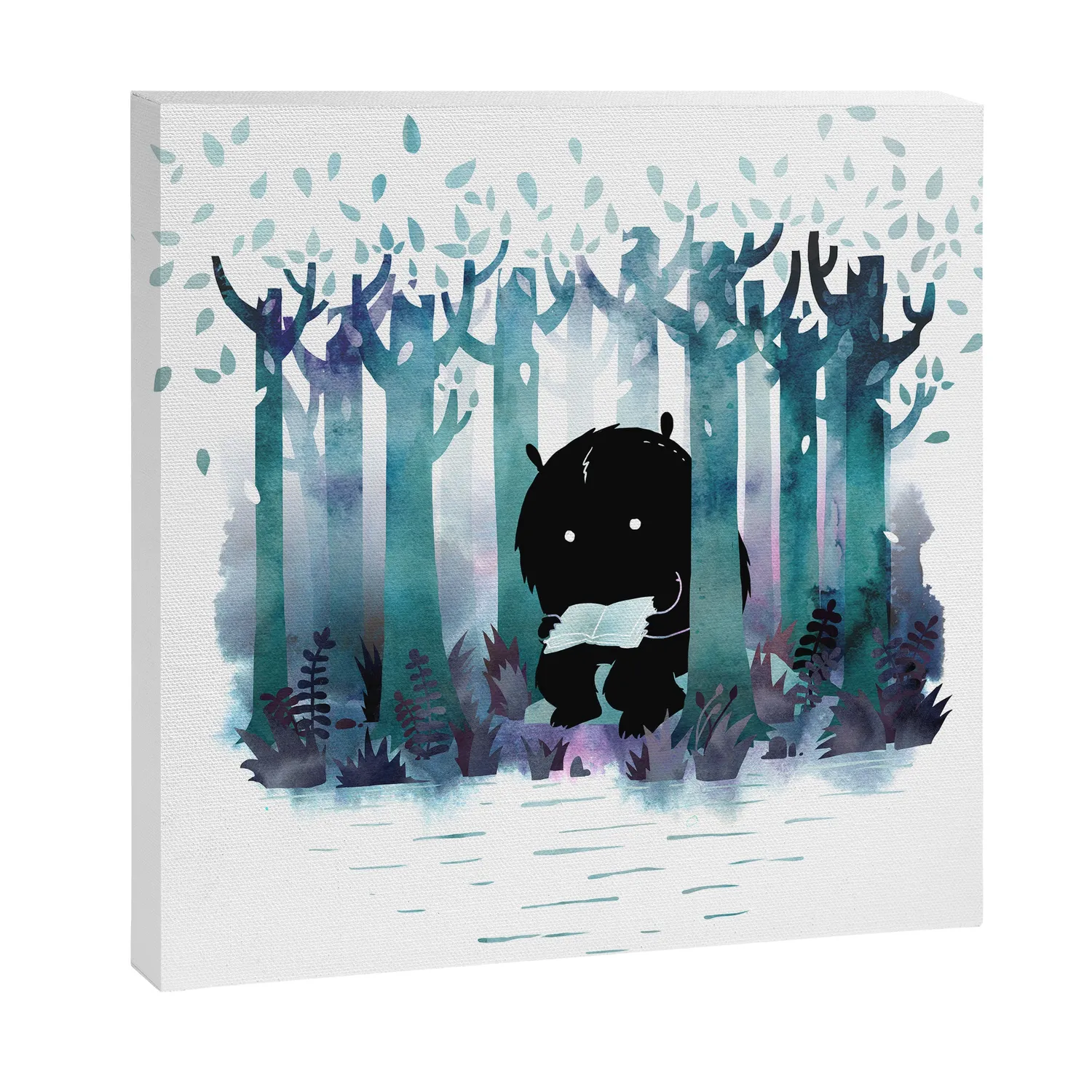 Society6 A Quiet Spot toile sans cadre lecture