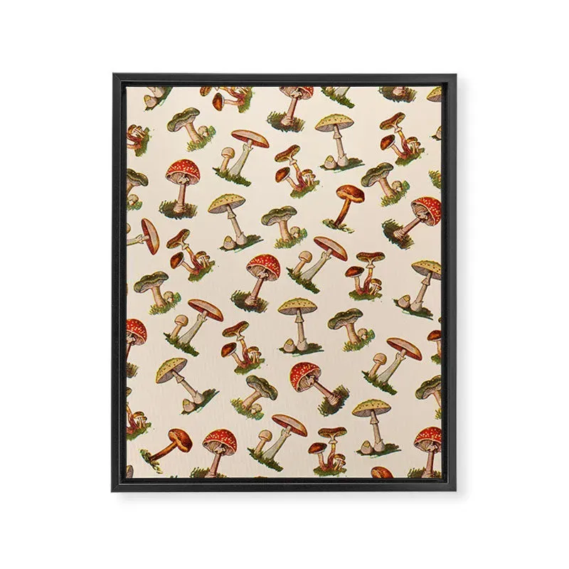 Society6 Magical Mushrooms tableau toile