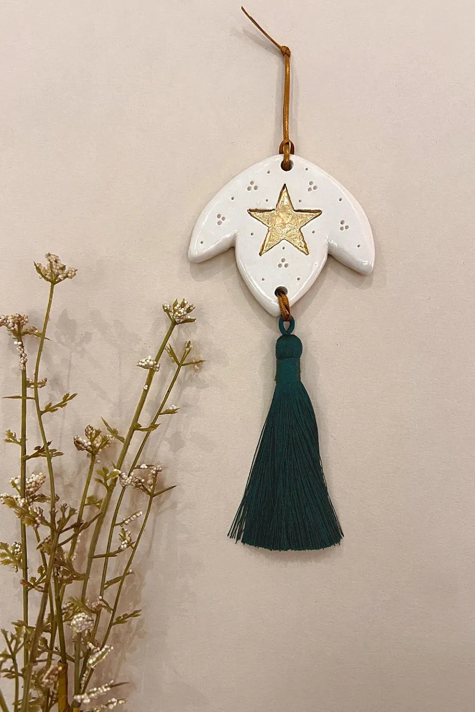 Biankaléone Grigri à l'étoile d'or grigri 7 x 15 cm