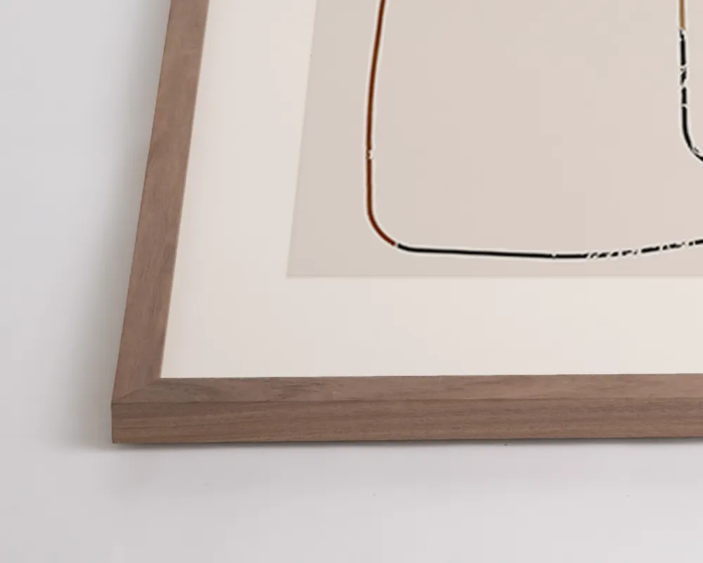 Any Image Line Abstract tableau encadré abstrait