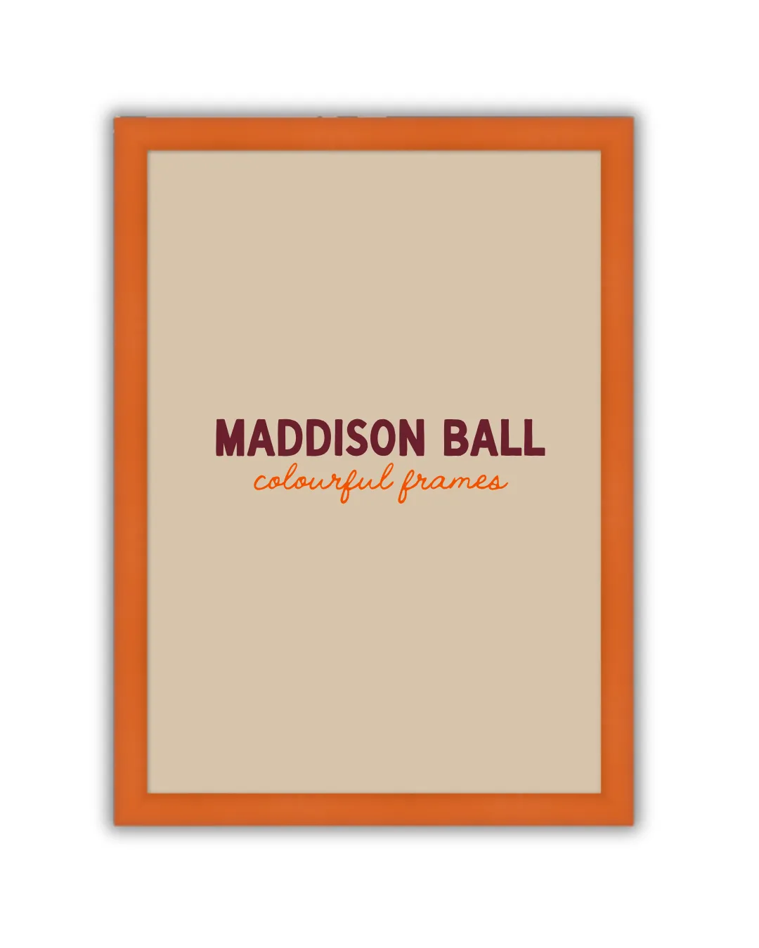 Maddison Ball cadre bois plexi
