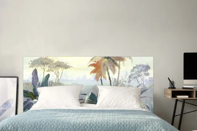 Mademoiselle Tiss L'Envol tête de lit tissu voyage