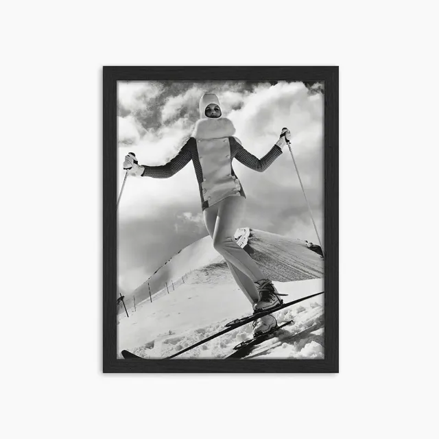 Any Image Jacob Baden Vintage Ski Wear tableau encadré photo