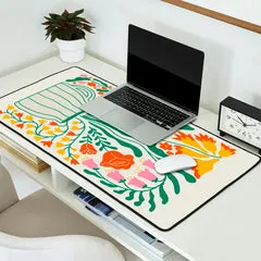 Society6 Flower Market 05 Los Angeles tapis de bureau bouquet