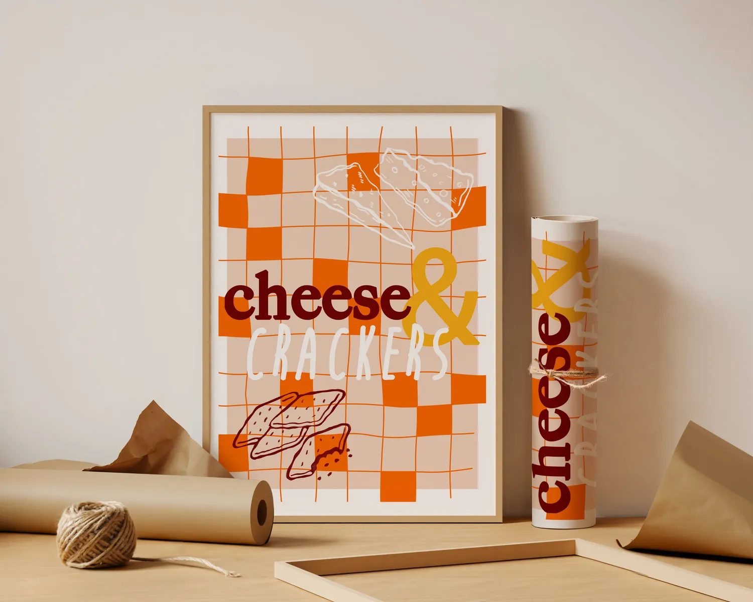 Maddison Ball Cheese & Crackers affiche