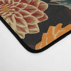 Society6 Exotic Garden Night XXI tapis de bureau fleurs nuit