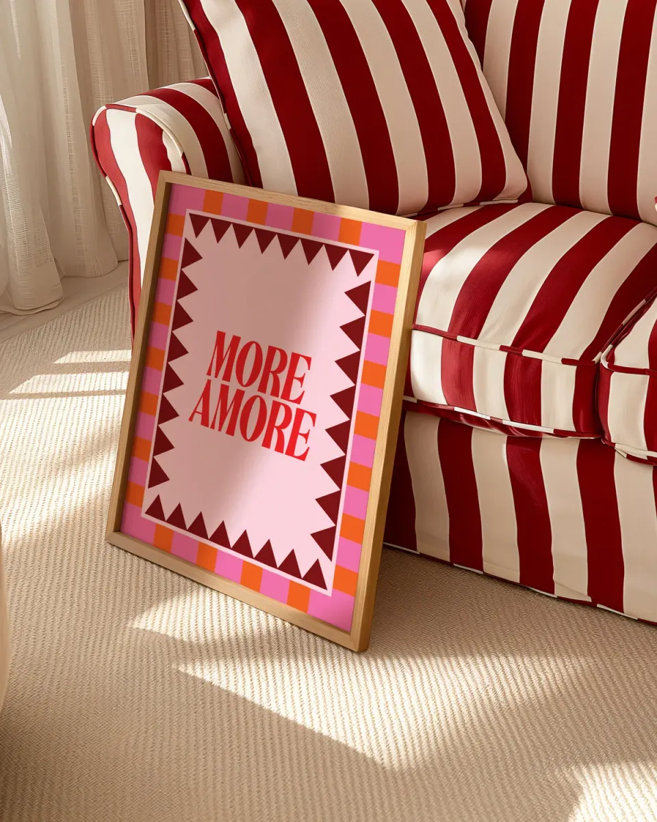 Maddison Ball More Amour affiche typographique