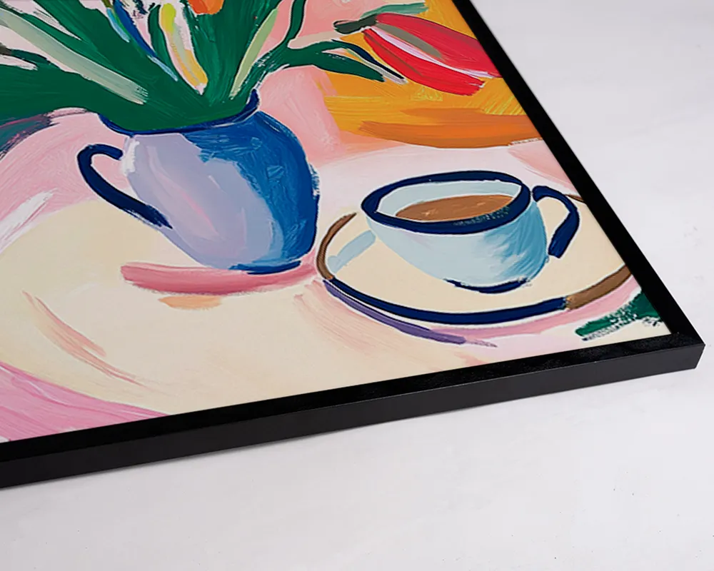 Any Image Spring Coffee toile encadrée figurative
