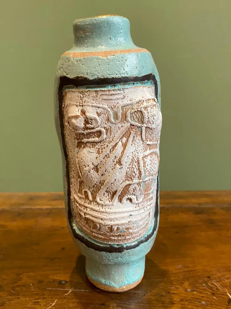 Galerie Kara Les Transfigurés vase grès engobe fait main