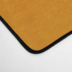 Society6 Formes Abstraites tapis de bureau grand ocre sarcelle