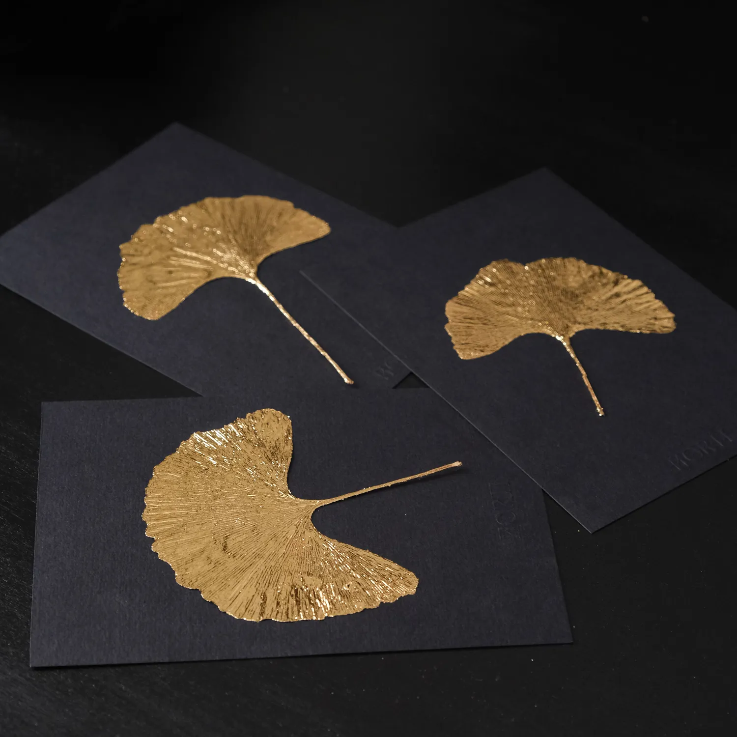 Horti Golden Ginkgo herbier 13x18 doré