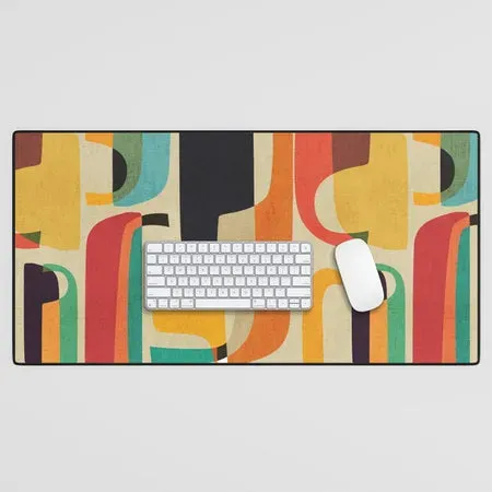 Society6 Call her now tapis de bureau géométrique