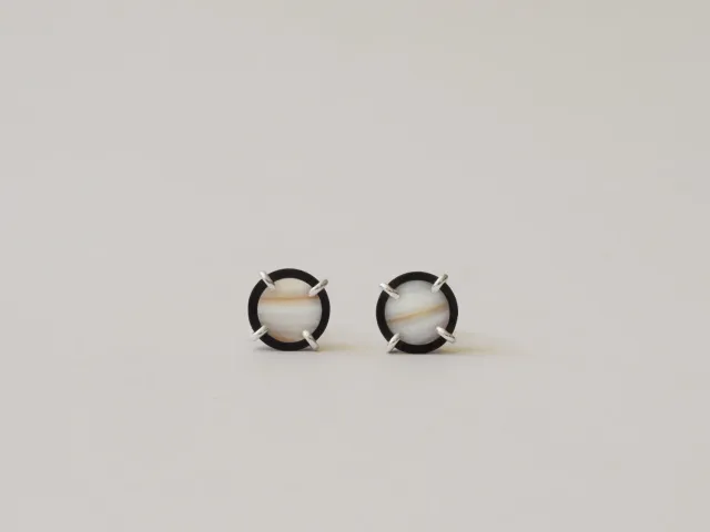 Galerie Kara Clémentine Despocq boucles perle argent