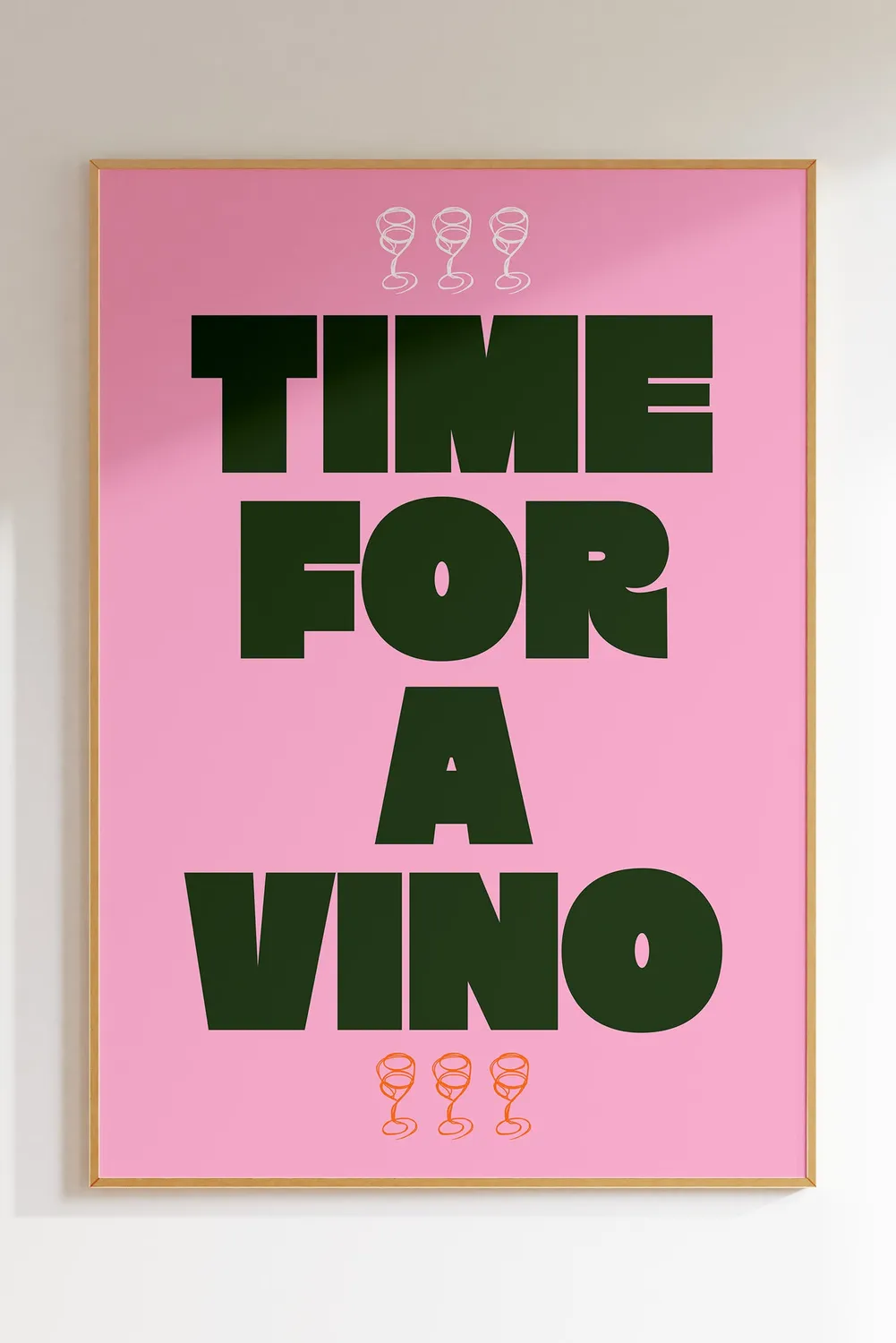 Maddison Ball Time For A Vino affiche vin cuisine