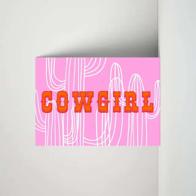 Maddison Ball Cowgirl affiche mate