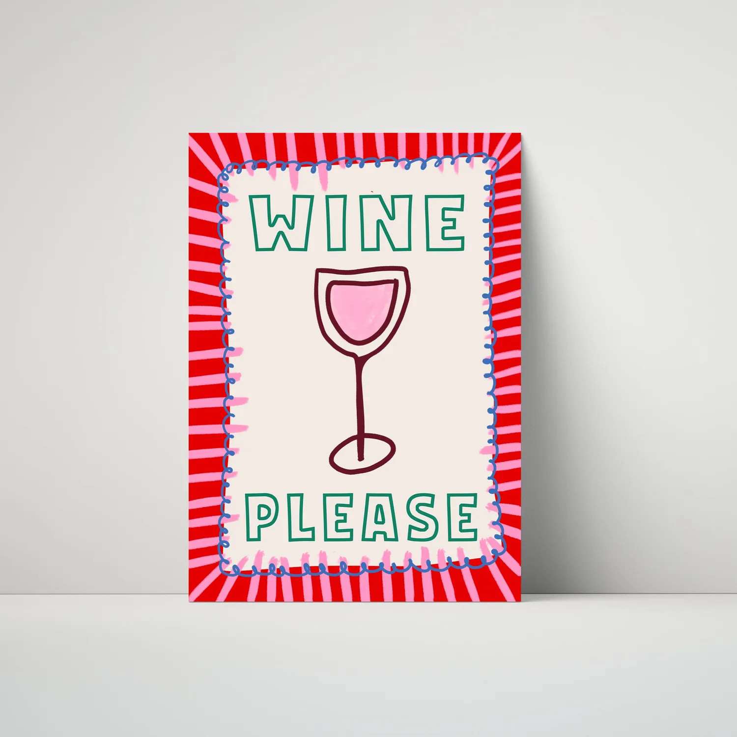 Maddison Ball Wine Please affiche cuisine