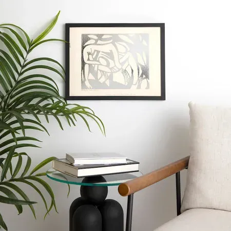Society6 Wrestlers By Henri Gaudier-Brzeska French affiche foil