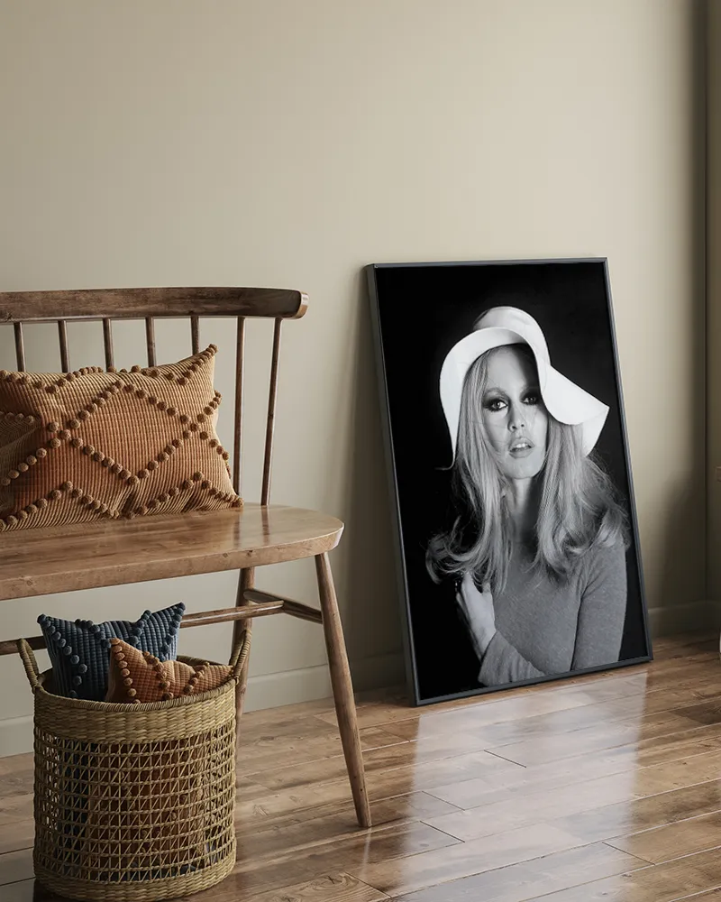 Any Image Brigitte Bardot photo encadrée noir et blanc