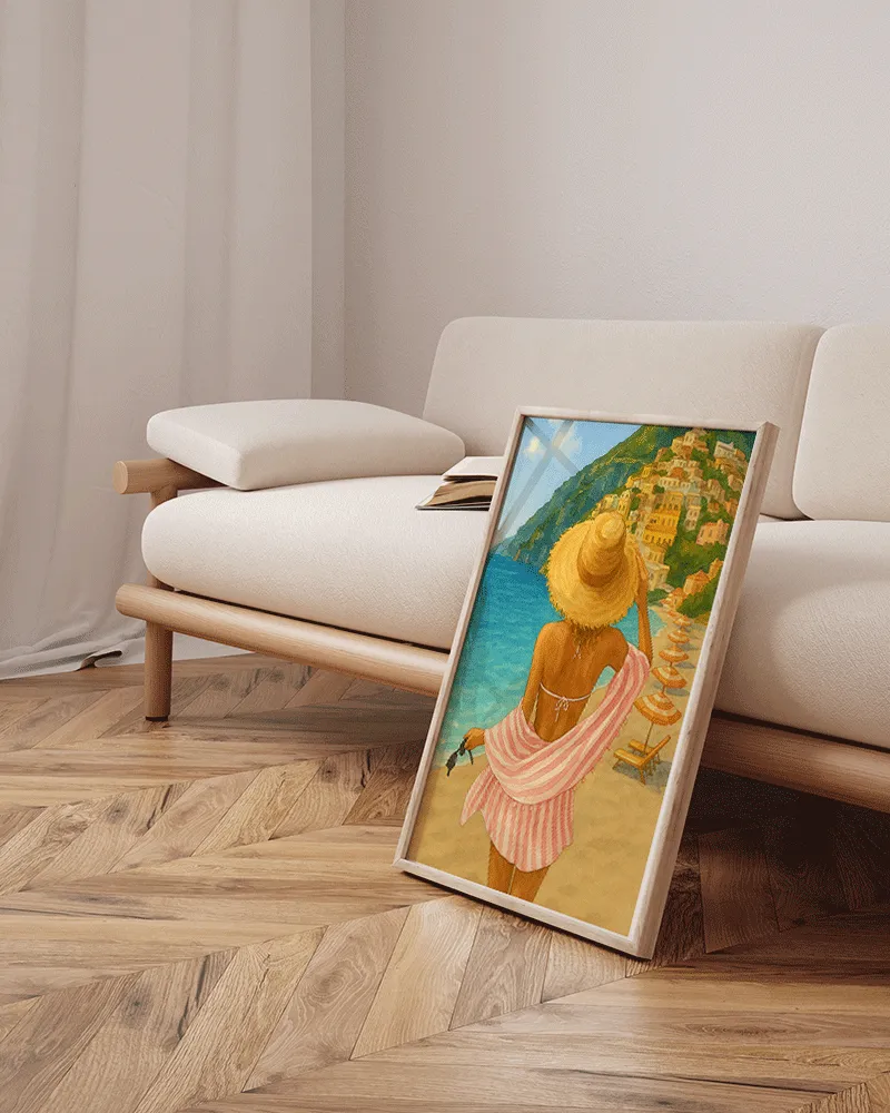 Any Image Postcards from Positano tableau couleur
