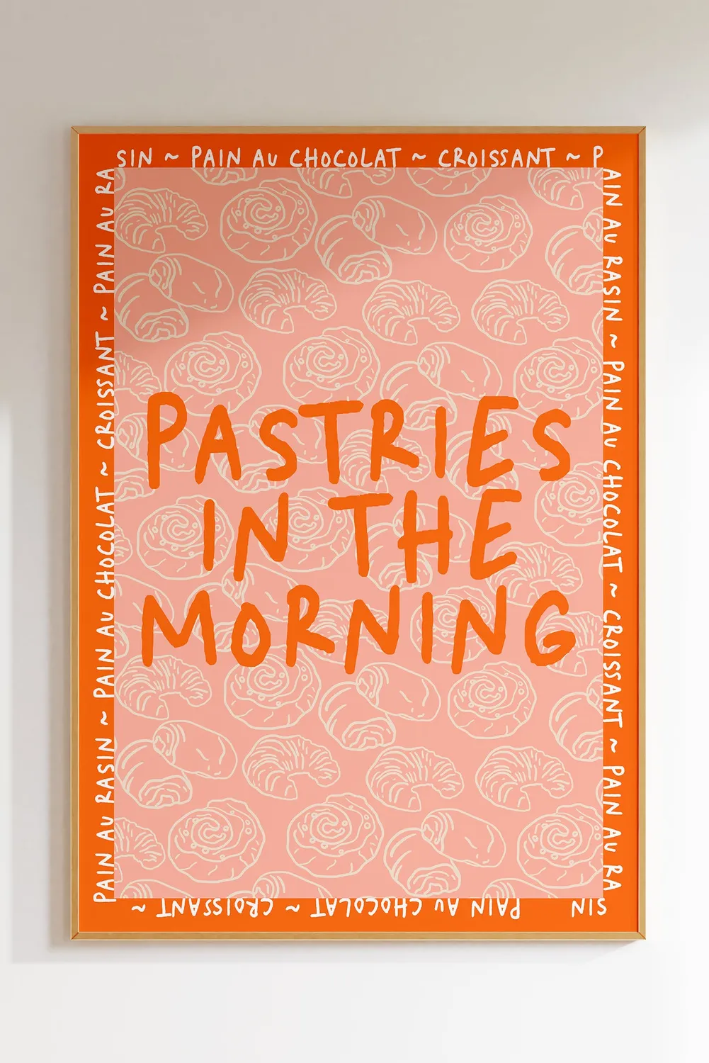 Maddison Ball Pastries In The Morning affiche pâtisseries