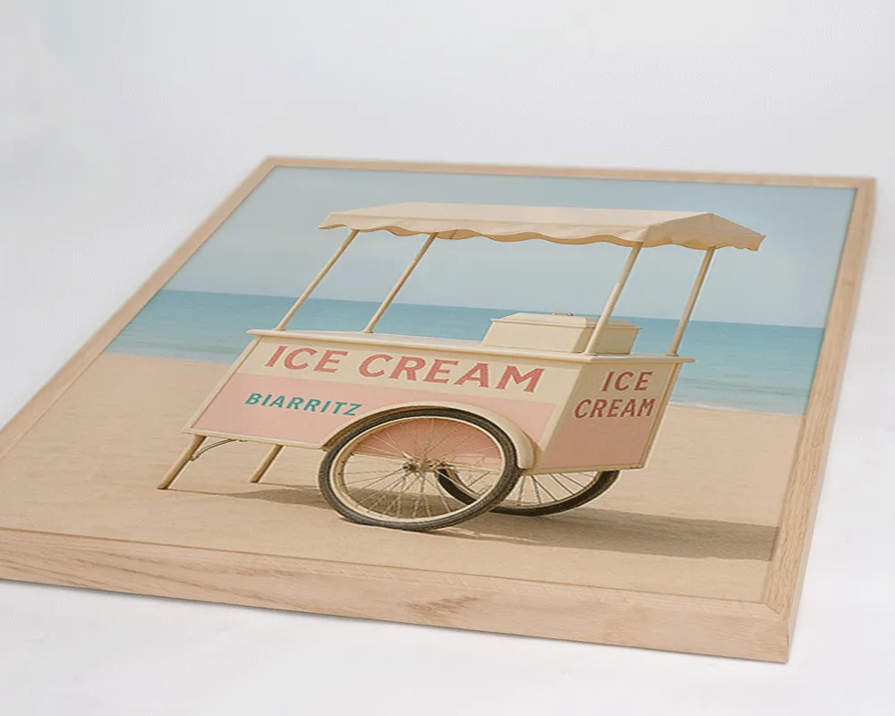 Any Image Pastel Dreams tirage encadré tons doux
