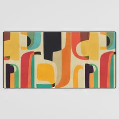 Society6 Call her now tapis de bureau géométrique