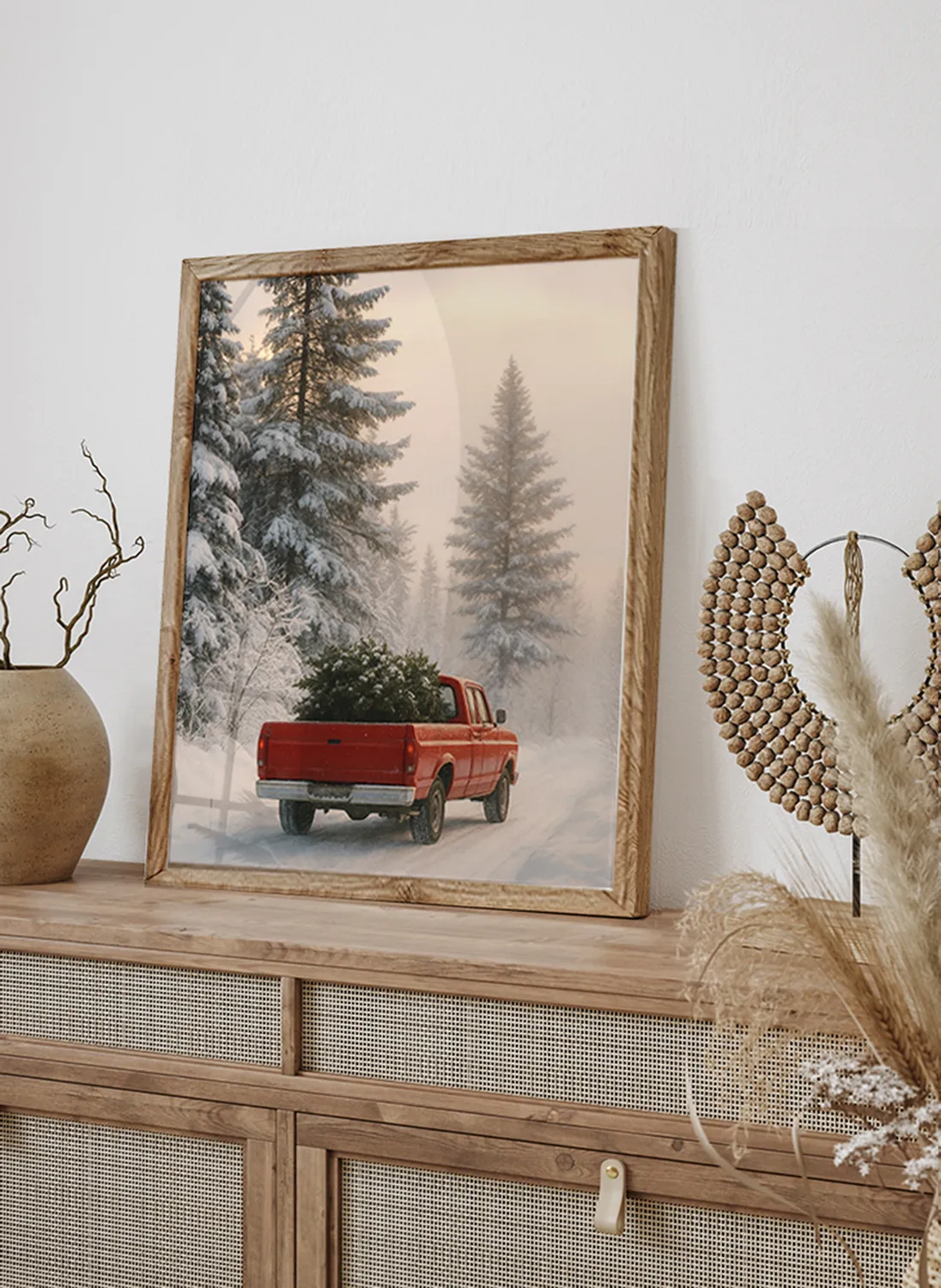 Any Image Bringing Christmas Home toile encadrée photo couleur