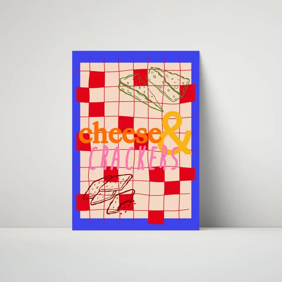 Maddison Ball Cheese & Crackers affiche