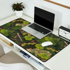 Society6 Forest Floor tapis de bureau sous-bois vert