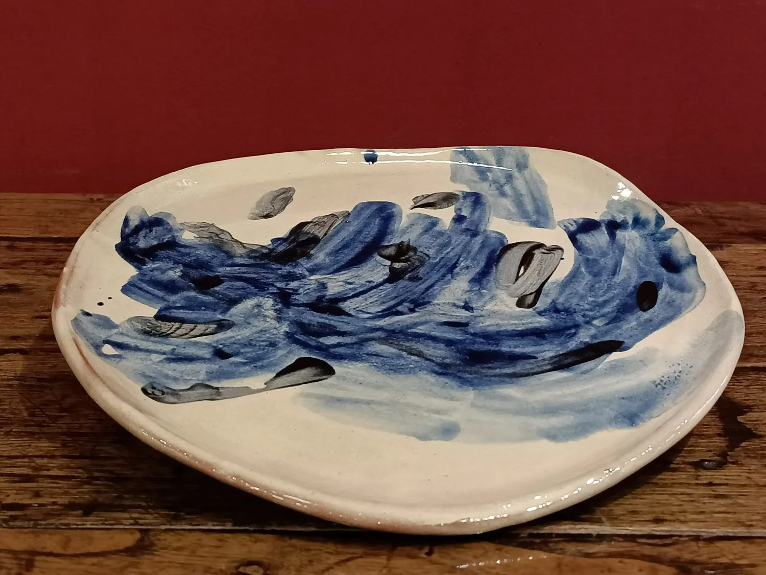 Galerie Kara Héloïse Bariol 7 assiette terre vernissée