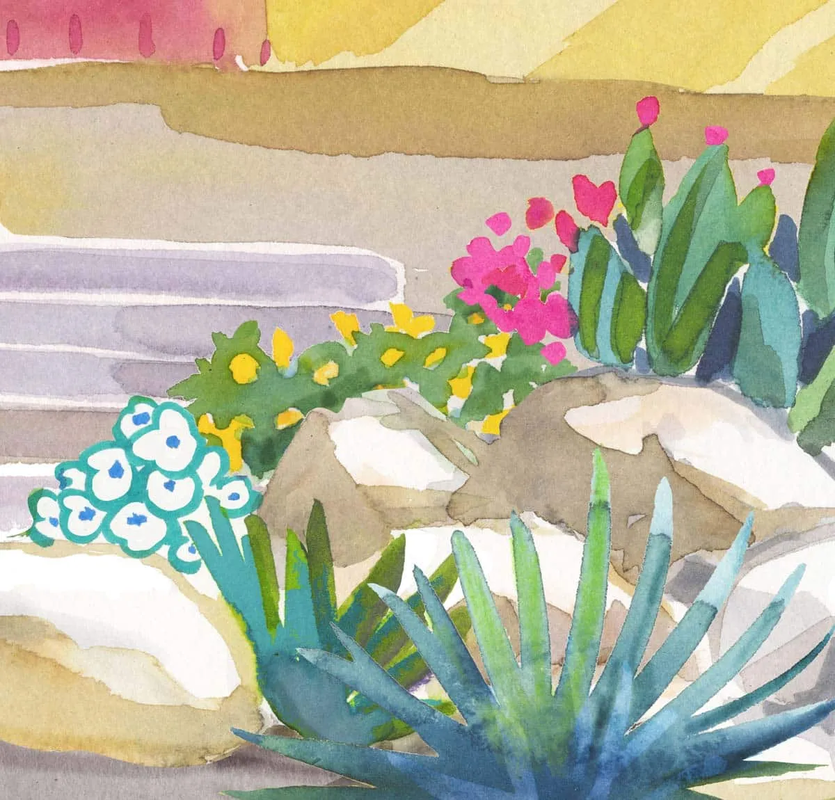 Mademoiselle Tiss Palm Springs tête de lit tissu