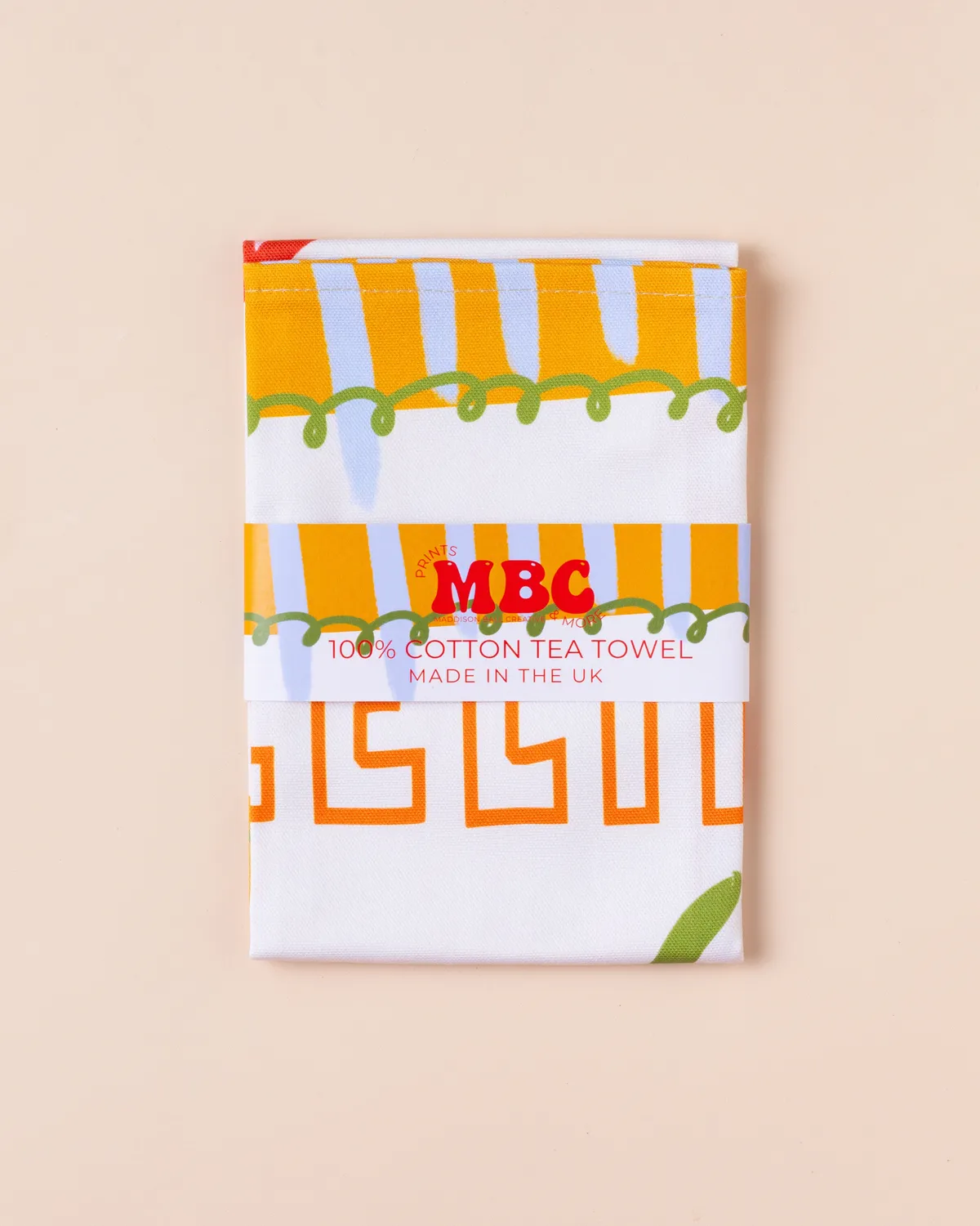 Maddison Ball Feeling Spicy torchon coton 68x45