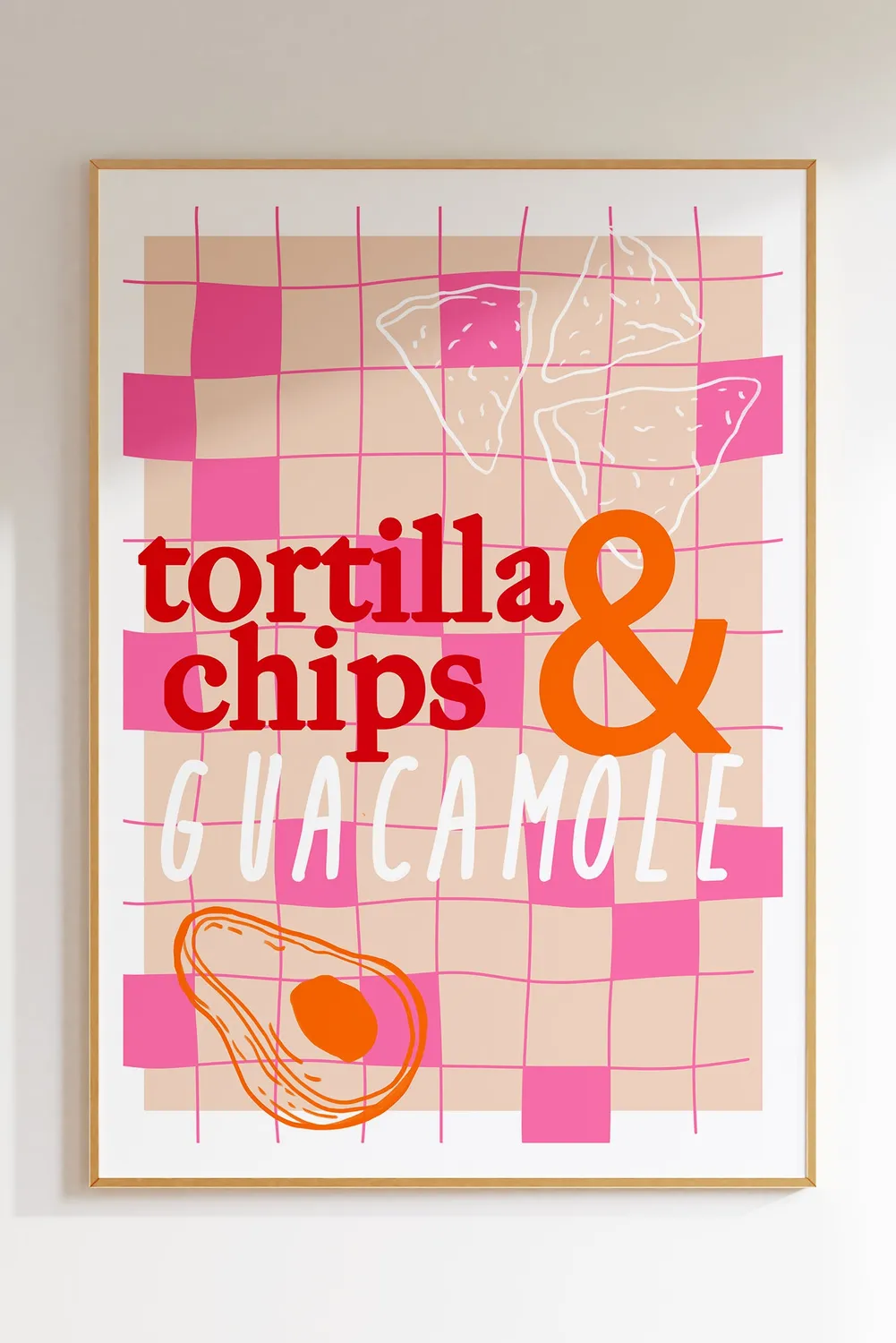 Maddison Ball Tortilla Chips & Guacamole affiche cuisine