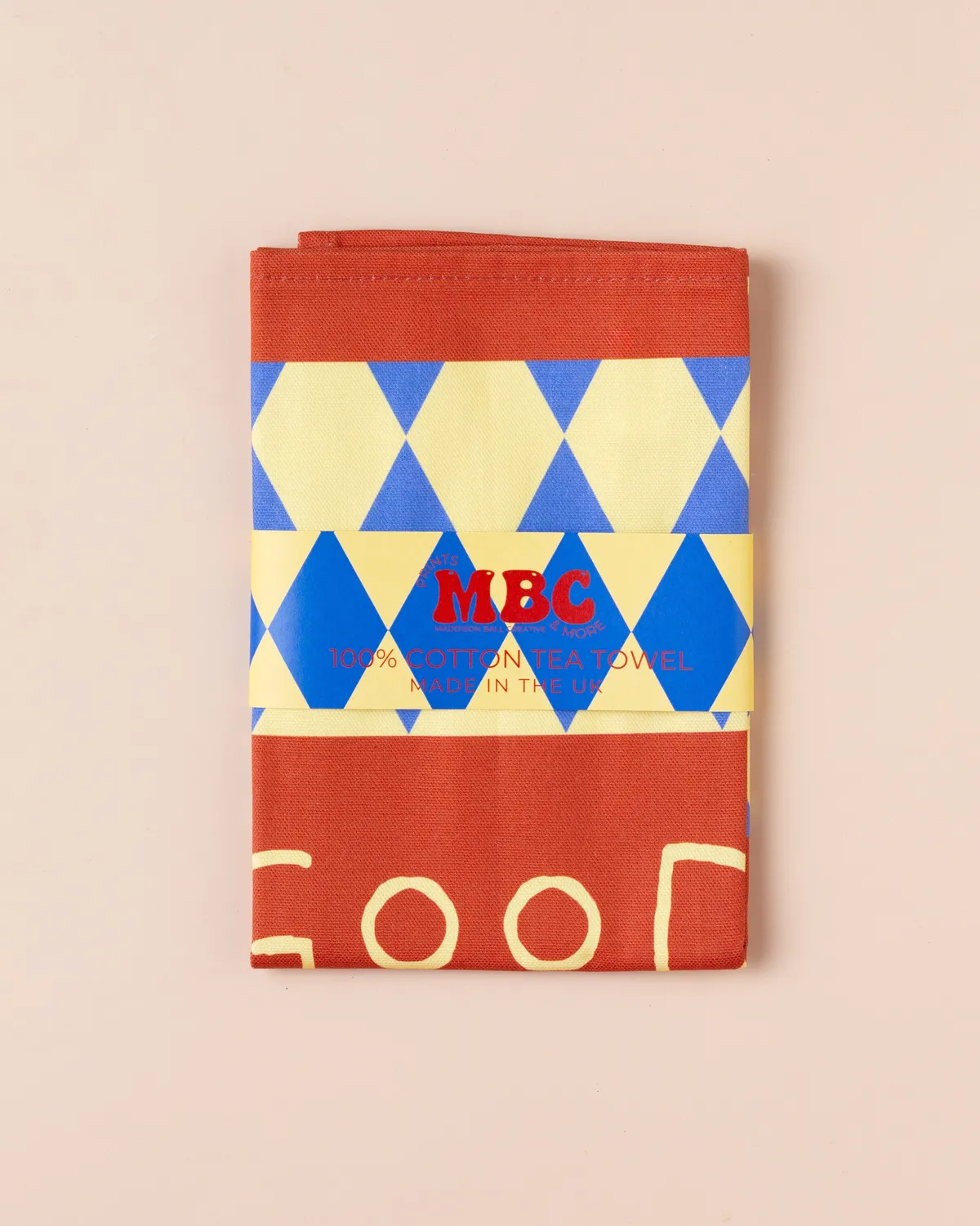 Maddison Ball Good Food Good Mood torchon 68x45 cm coton