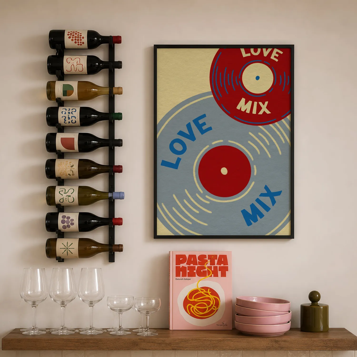 Maddison Ball Love Mix affiche typographie