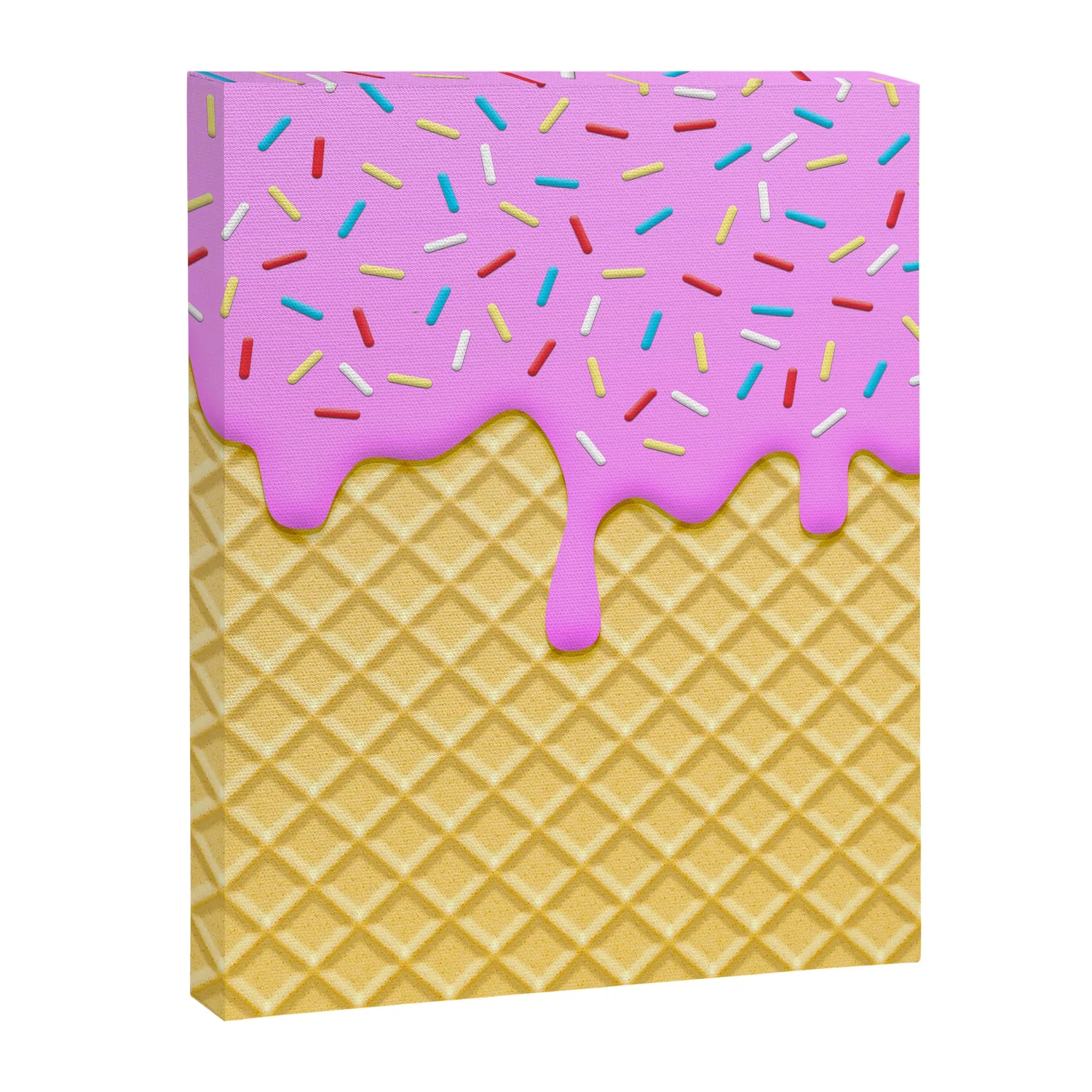 Society6 Strawberry Ice Cream toile dessert rose