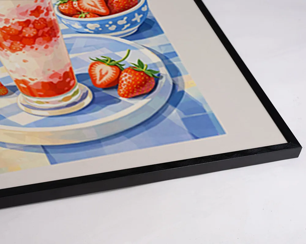 Any Image Strawberry Milk tableau figuratif couleur