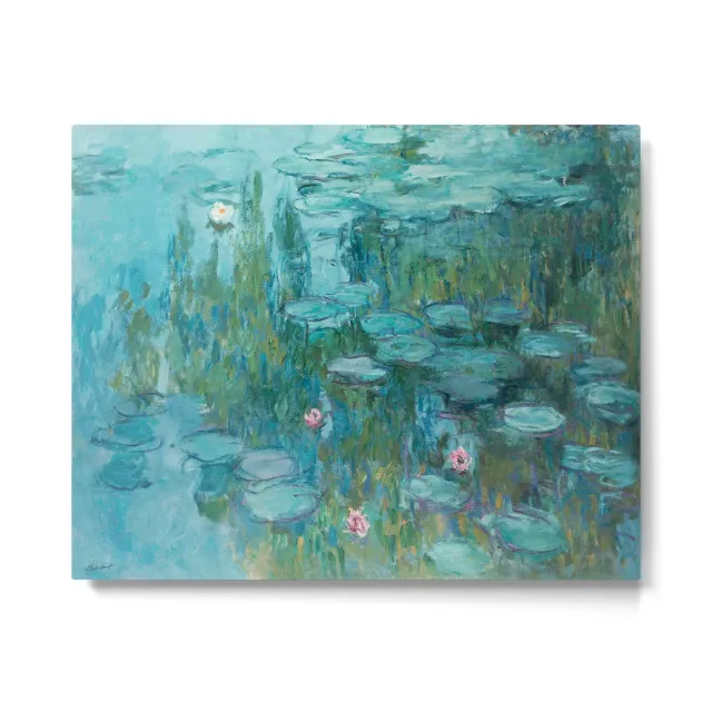 Society6 Monet - Water Lilies tableau métallique